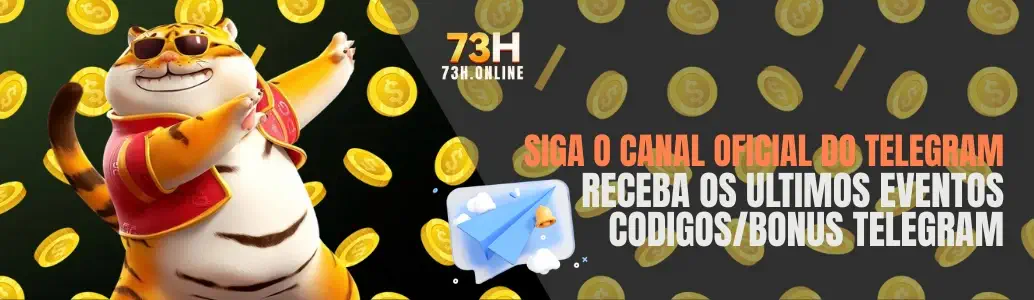 Siga o canal oficial do Telegram 73H